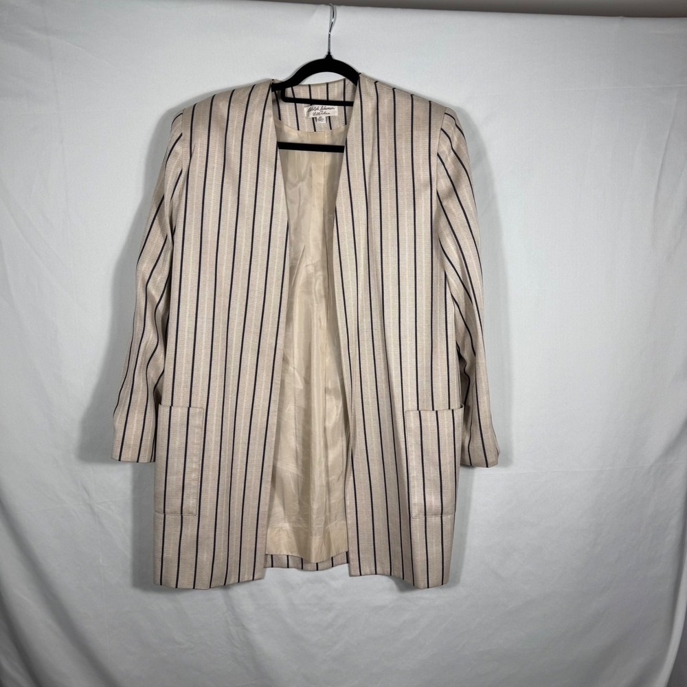 Vintage Adolph Schuman for Lilli Ann Striped Duster Coat Please See Description